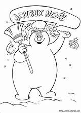 Frosty Bonhomme Neige Schneemann Neve Malvorlagen Pupazzo Coloriez Boneco 59k Snowman Joyeux Noël sketch template