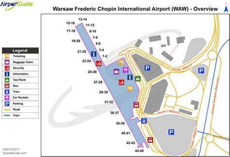 warsaw warsaw chopin waw airport terminal map overview warsaw