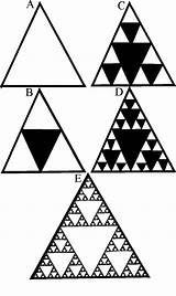 Fractal Sierpinski Example Fractals Triangles Repeating sketch template
