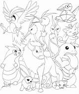 Pokemon Coloring Pages Type Evolution Deviantart Kids Eevee Colouring Printable Color Drawing Cute Sheets Fire Normal Fairy Drawings Line Choose sketch template