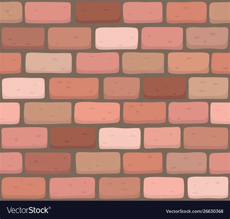 red brick wall seamless royalty  vector image