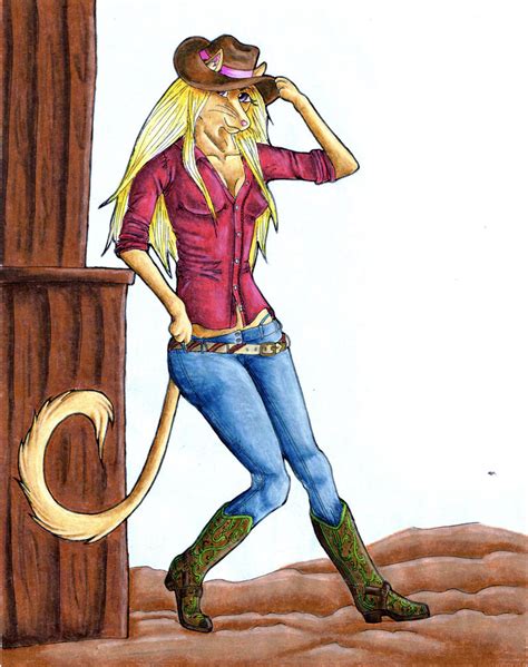 cowgirl anthro by saellek star on deviantart