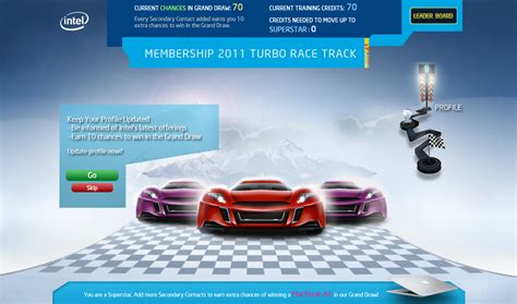 project turbo race track intractive