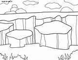 Coloring Canyonlands Park National Pages Parks Alley Doodle sketch template