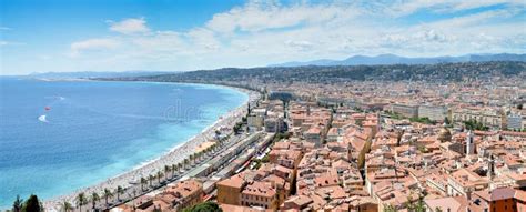 panorama  nice france stock photo image  mountains