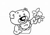 Kleurplaat Teddybeer Kleurplaten sketch template