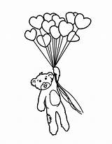 Nounours Coeur Globos Teddy Ballons Kolorowanki Hellokids Balony Dzieci Ligne Bunch Bouquet Bestcoloringpagesforkids Balon Jedessine Corazones Frais Dxf Imprimer sketch template