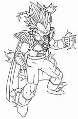 Vegeta Lineart Ssj2 Ball Dragon King Theothersmen Goku Gohan Line Deviantart Favourites Add Save sketch template