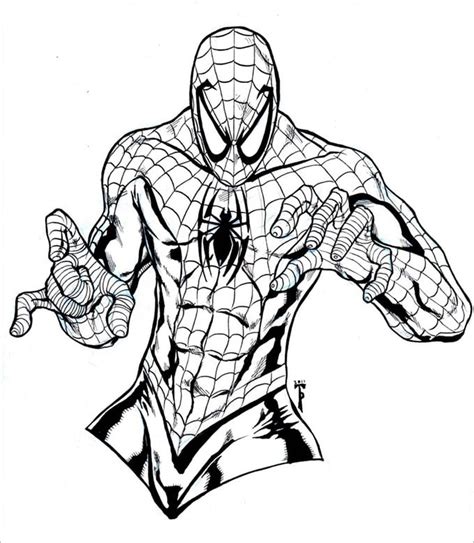 spiderman colouring pages printable colouring pages