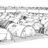 Refugee Camp sketch template