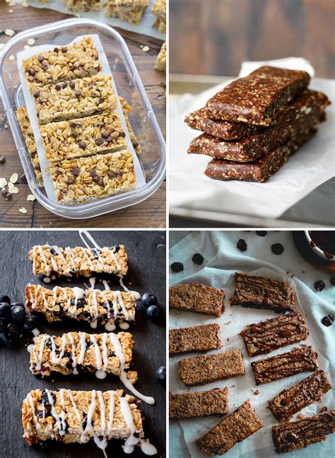 healthy snack bar recipes   meal prep project meal plan