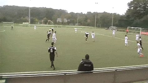 amateur german soccer player scores crazy volleyed goal in slightly old but just discovered