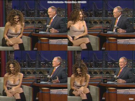 nackte melina kanakaredes in late show with david letterman