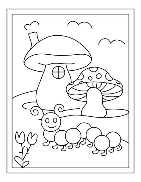nature printable  coloring pages etsy nederland