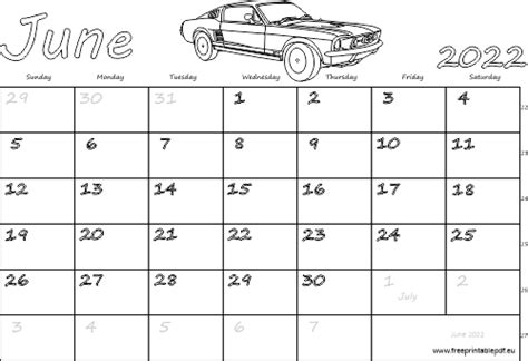 printable june  calendars wiki calendar june  calendars