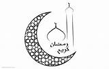 Ramadan Crescent Bettercoloring sketch template