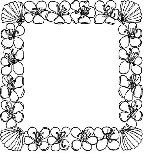 flower page borders clipart    flower page borders