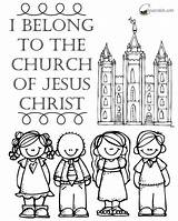 Church Jesus Christ Latter Saints Primary Lds Belong Clip Coloring Pages Lesson Little Clipart Nursery Behold Ones Activities Lessons Printable sketch template