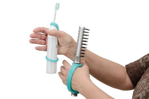 pin  eazyhold  adaptive equipment universal cuff brushing teeth hand injuries