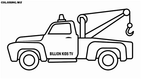 police tow truck coloring pages digital safety