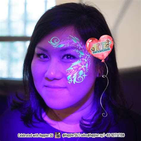Glow In The Dark Uv Face And Body Painting