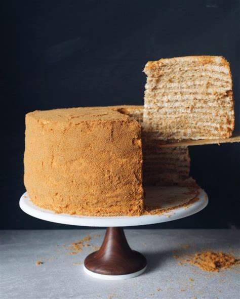Russian Honey Layer Cake By Pastrywithjenn Quick And Easy Recipe The