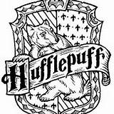 Hufflepuff Coloring Crest Potter Harry Pages Color Hogwarts House Houses Colors Bing Badge Divyajanani Drawings Size Vector Emblem sketch template
