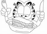 Garfield Odie Lasagna Getdrawings Dreamworks Coloringkids Downloaded Personal Coloringpagesfortoddlers sketch template