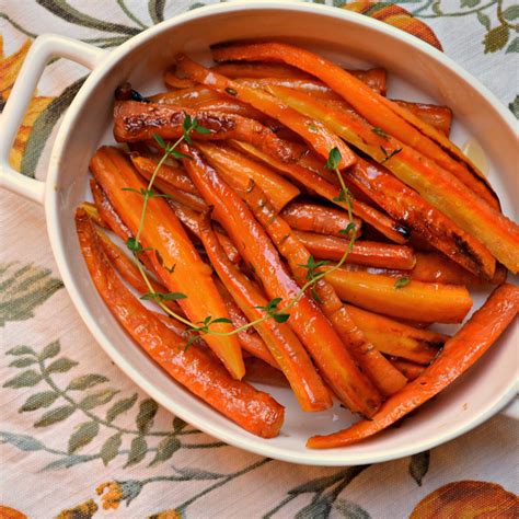 roasted carrots  honey  thyme kates recipe box