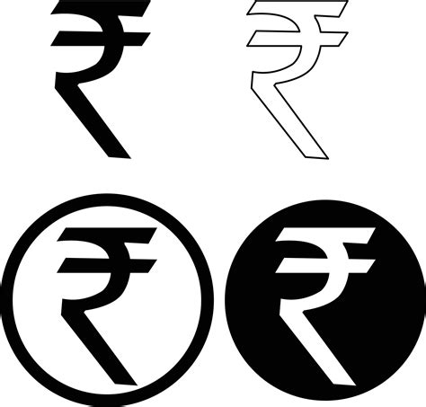 indian rupee icon  white background indian rupee symbol basic