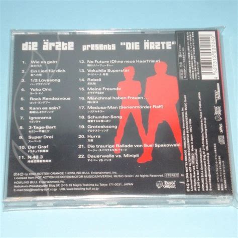 die aerzte die aerzte presents die aerzte japan cd album obi