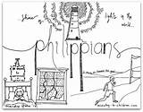 Philippians Ministry sketch template