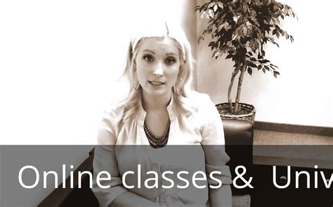 Online Classes And Universities Youtube