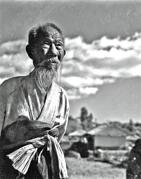 aged korean man near seoul south korea korean history seoul photo