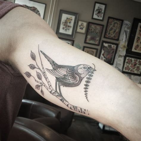 Bird On Birch Tattoo On Arm Best Tattoo Ideas Gallery