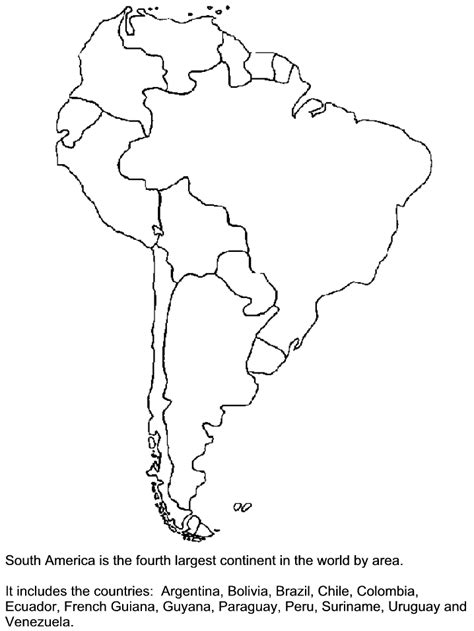 printable southamerica countries coloring pages coloringpagebookcom