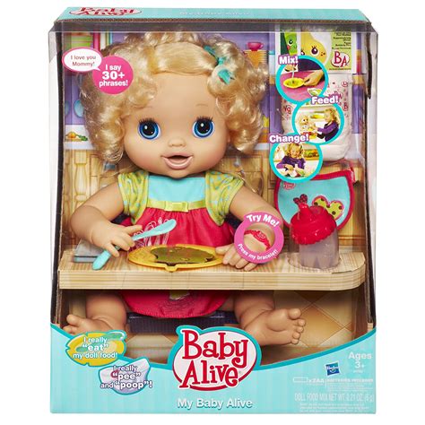 baby alive brand   box  shipping pees poops eats doll food talks ebay