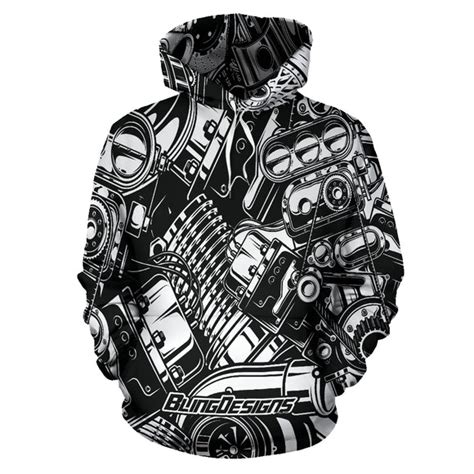hoodies tagged car parts bling designs clothing