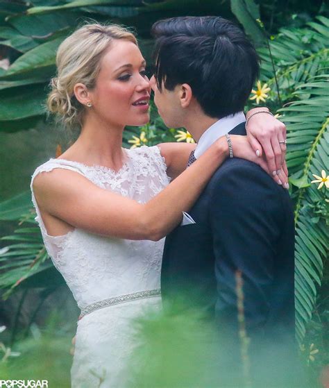 Katrina Bowden Went In For A Kiss With Ben Jorgensen At Her Wedding