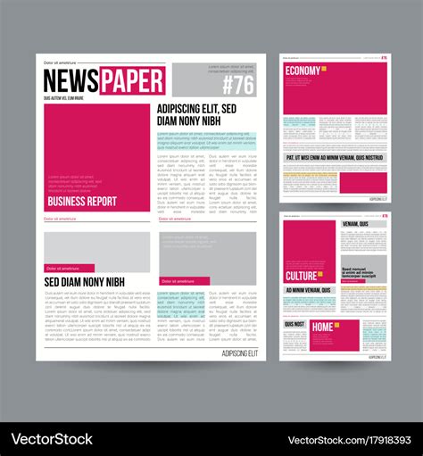 tabloid newspaper layout tabloid layout stock images royalty
