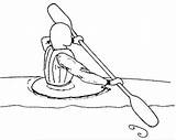 Paddle Kayak Canoe Sa Drawing Technique Getdrawings sketch template