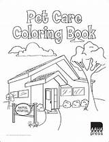 Coloring Care Pet Aaha Book Favorite Store sketch template