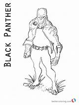 Panther Coloring Pages Marvel Printable Color Getcolorings Print Template sketch template