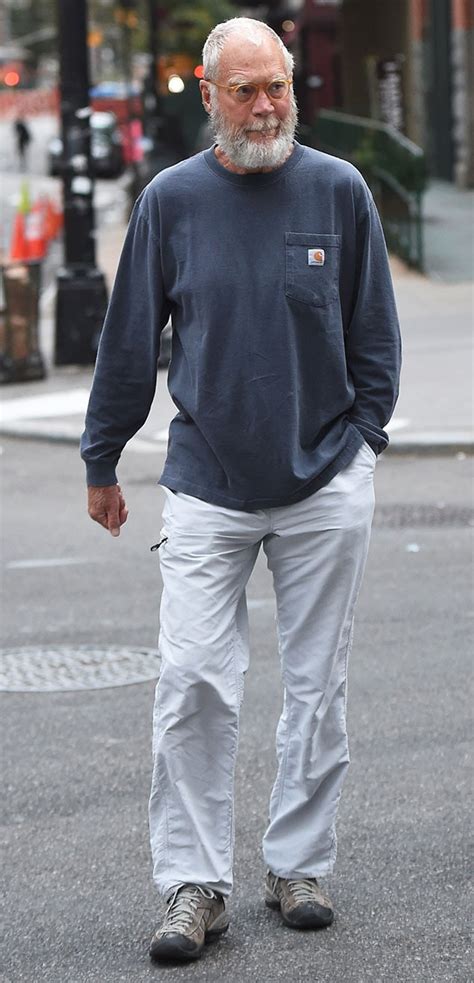 david letterman  late show host  completely unrecognizable  sporting