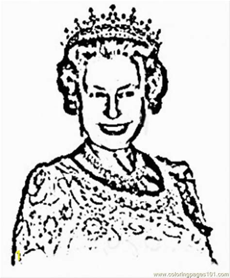 coloring pages queen elizabeth  divyajanan