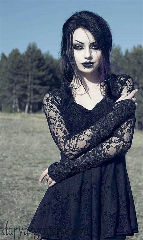 got model darya goncharova goth goth girl fashion line