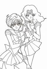 Sailor Coloring Moon Pages Uranus Neptune Printable Colouring Manga Crystal Kitty Hello Books I476 Photobucket Tattoo Visit Choose Board Adult sketch template