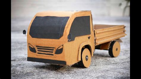 rc control mini truck    truck  cardboardmake rc truck youtube