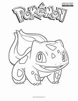 Bulbasaur Coloring Pokemon Pages Pokémon Fun sketch template