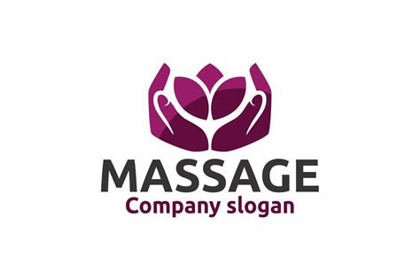 Massage Logo By Bekblack On Creativemarket Massage Logo Massage Envy